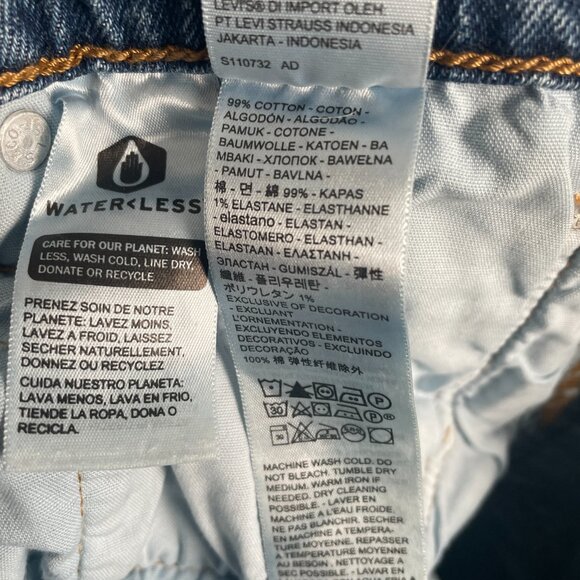 Levi’s 501 Jeans Men’s 29x28 Light Wash Straight Fit Casual Denim Workwear - Picture 7 of 8